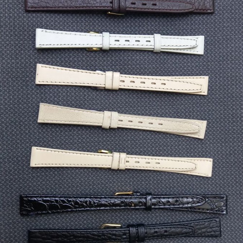 Leather watch straps set of 8 size 12 new