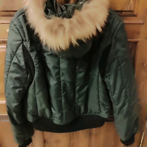 Women's jacket used, cypress color, size S