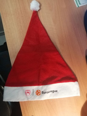 Christmas hat Olympiacos BC new