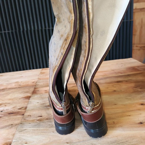 Tommy Hilfiger boots used, size EU 36, black and brown