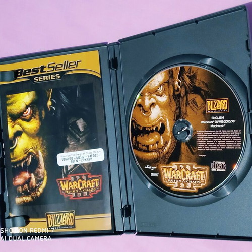 War Craft Reign of Chaos CD ROM new strategy game for PC