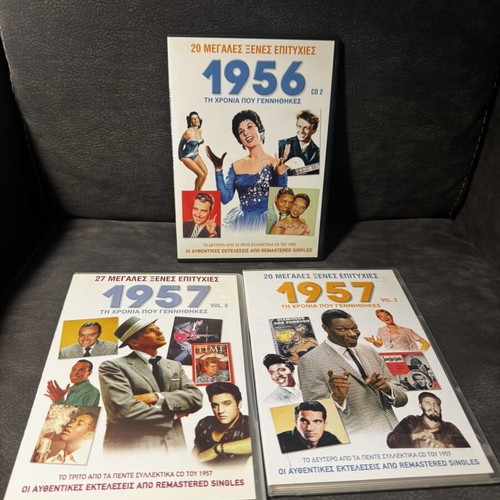 Music CDs like new, pack of 3 with foreign songs