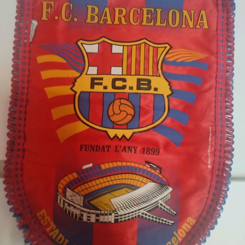 Barcelona large authentic banner 30×40 like new from 1997