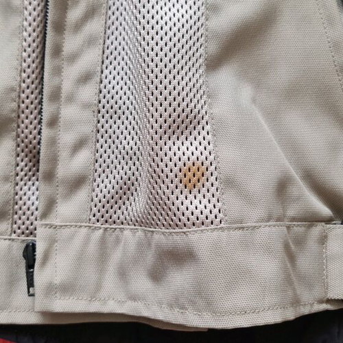 Beiring motorcycle jacket women's small used, summer, beige