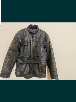 Polo Ralf Lauren Renegade leather motorcycle jacket like new, size L
