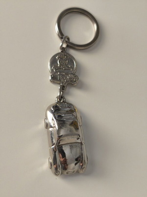 Lumidis Papagalos Collectible Metal Keychain like new