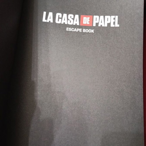 La Casa de Papel The Professor's Diary new escape book