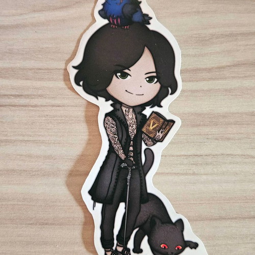 Devil May Cry 5 - V + Familiars handmade sticker made to order
