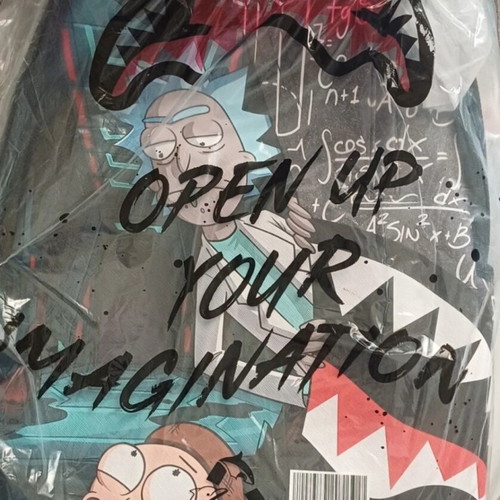 Sprayground Rick and Morty Reveal B6961 Unisex Large Backpack new, multicolor