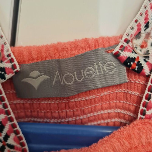 Alouette baby terry romper shorts pink 86 cm like new