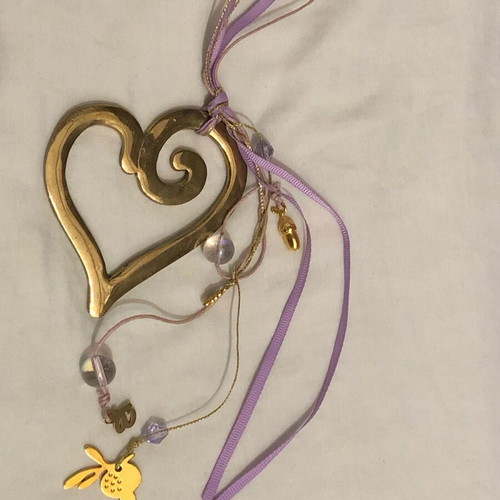 Decorative Hanging Metal Heart like new