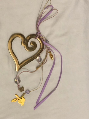 Decorative Hanging Metal Heart like new