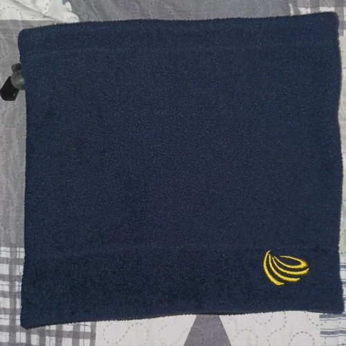 Winter neck warmer like new, dark blue and black