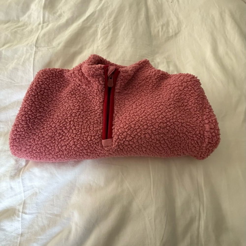 Gap fleece sweatshirt for girl 5 years pink like new, warm