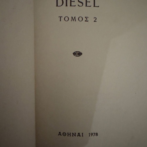 Nautical Diesel Engine Books new, 2 volumes