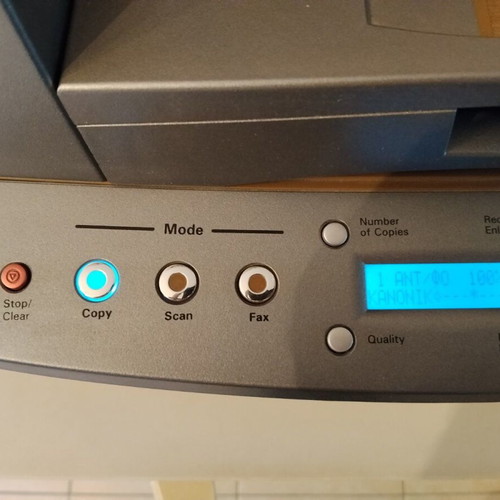 Lexmark X6170 multifunction printer used, color, scanner, fax, copy