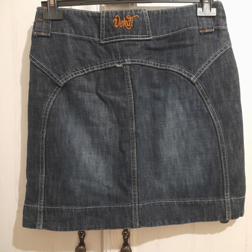 Denim skirt Verdi like new, size M 38 10, blue, 100% cotton