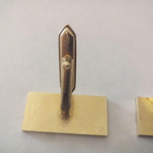 Vintage cufflinks used, gold-colored