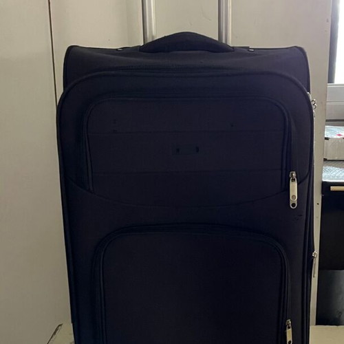 Suitcases used, pack of 9, black and blue