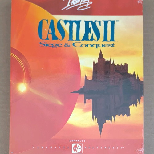 Castles II Siege & Conquest PC CD-ROM like new, Big Box