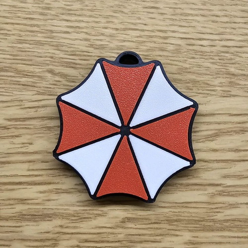 Umbrella Corporation Resident Evil keychain new 3D printed
