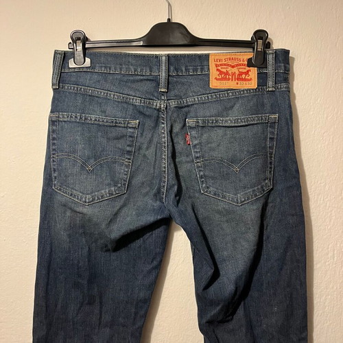 Levi's 511 men blue jeans pants used, size W32 L32, blue