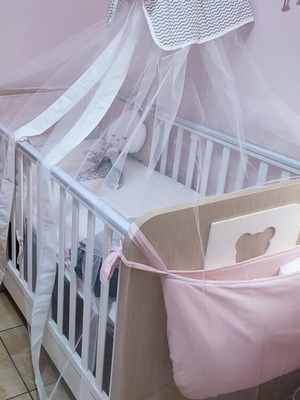 Mosquito net for cradle like new, without frame
