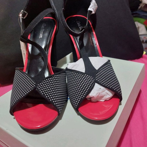 Clara Barson sandals new, size 41, black and red