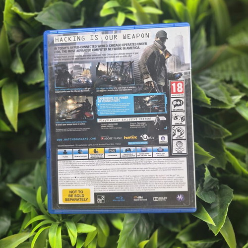 Watch Dogs PS4 used, action open world game