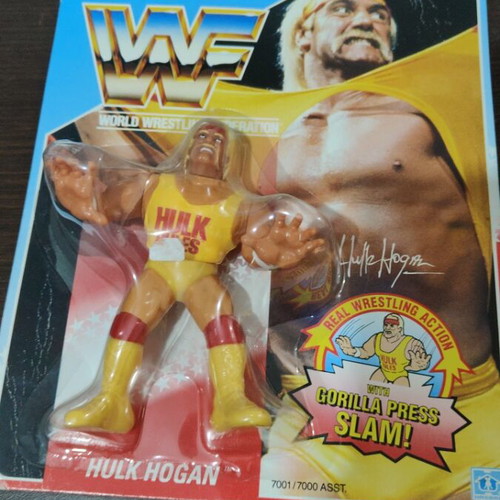 WWF Hulk Hogan & Warrior figures like new