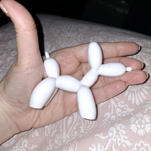 Small balloon dog decoration like new for table