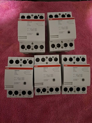 Power relays 40A ABB new, pack of 2