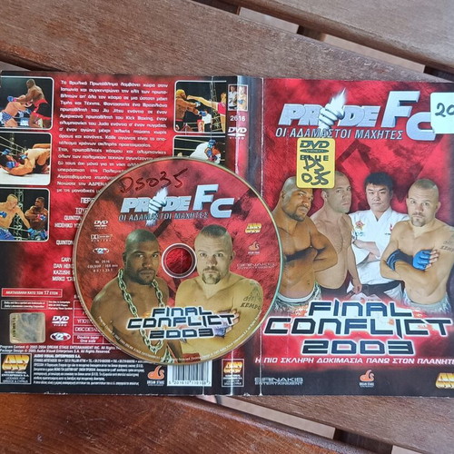 Pride FC Final Conflict 2003 collectible DVD