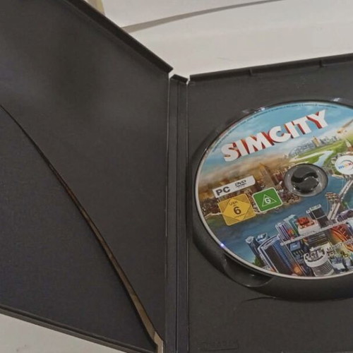 SimCity PC DVD used, city-building adventure game