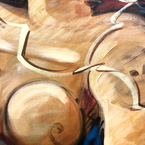 Oil painting by Markellos Galanos 2009 used