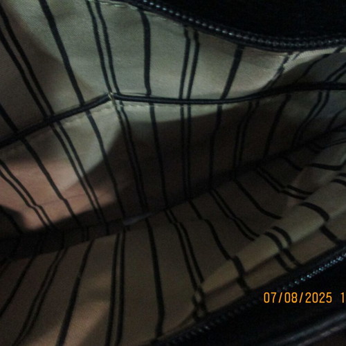 Dream River women's shoulder bag PVC new, black and orange