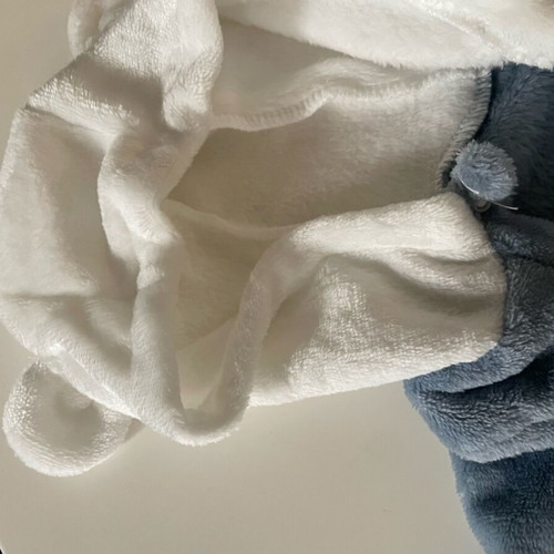 Baby exit romper new, fleece, for 2-3 months old