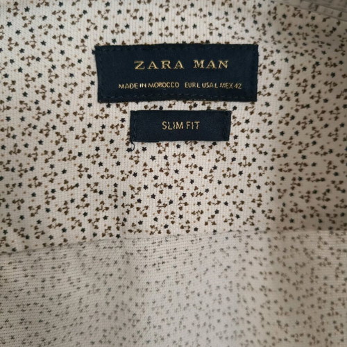 Zara men's shirt white size large like new
