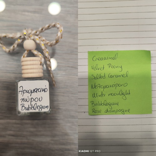 Room and car air freshener, 10 ml, various scents
