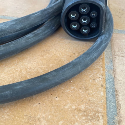 Car charging cable 4.5 meters Mode 3 like new, three-phase 22kW