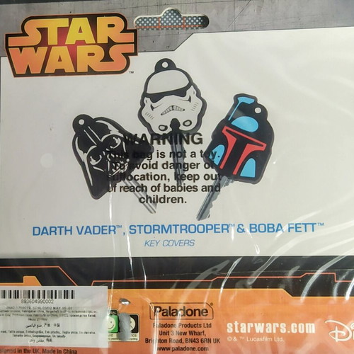 Star Wars Disney key covers new, set of 3 pieces