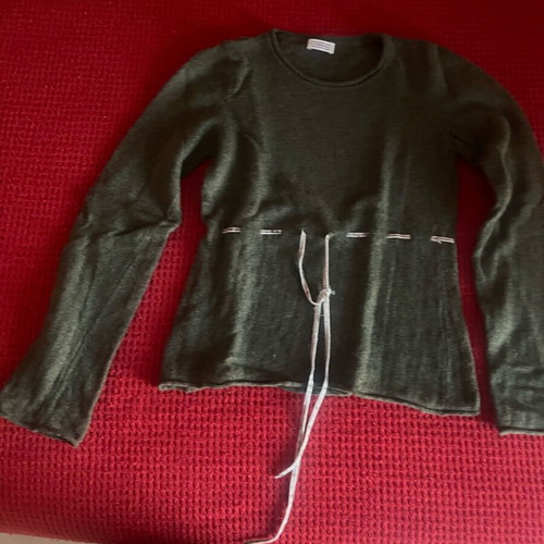 Stefanel wool shirt like new in olive color