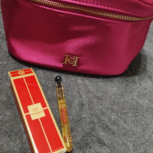 Carolina Herrera Set Bag and Sandal Ruby Perfume New 5 ml