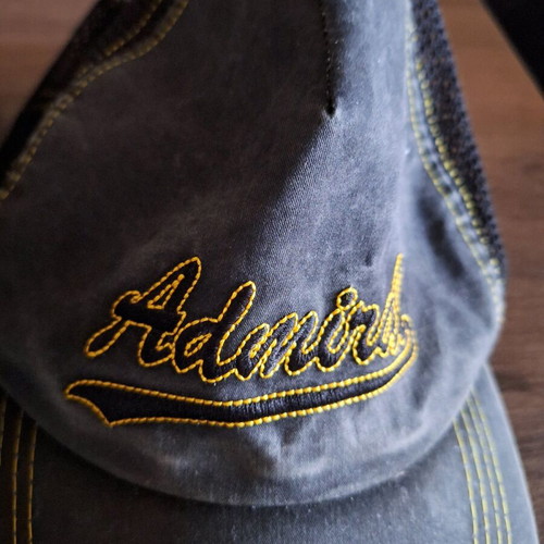 Admiral hats like new, size M, black and gray, set of 2
