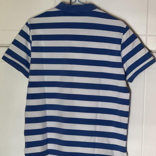 Polo Ralph Lauren Custom Slim Fit Shirt Large, like new, white and blue