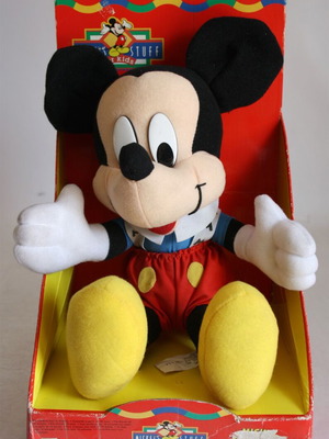 Mickey Mouse λούτρινο παιχνίδι 35cm vintage 90's καινούργιο Mattel Arco