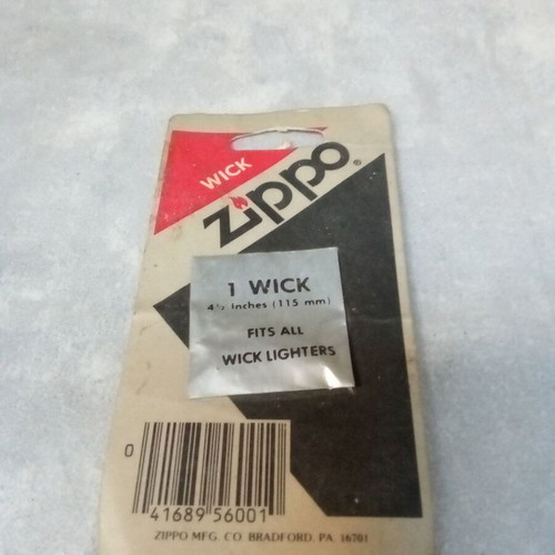 Wick for Zippo lighter 1990s 2000s vintage new