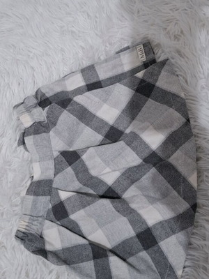 Skort skirt used, 98 cm, white and gray, for ages 3-4