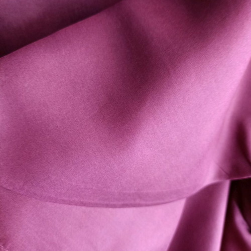 HOSS Intropia dress used, viscose and silk, size large, purple