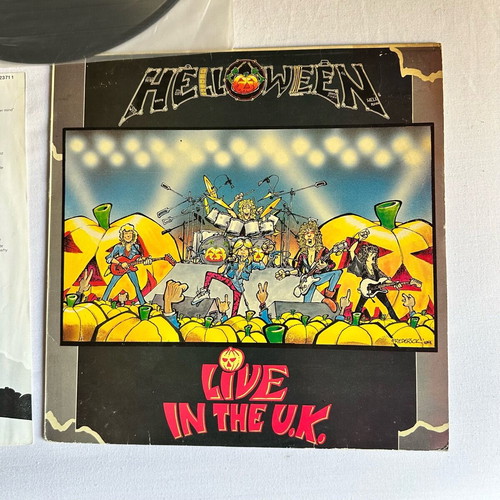 Helloween Live in the U.K vinyl like new, first Greek copy